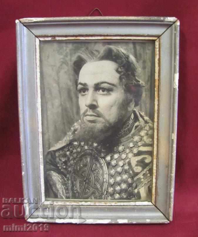 40s Real Photo Opera Boris Hristov line 23x18cm. - 7