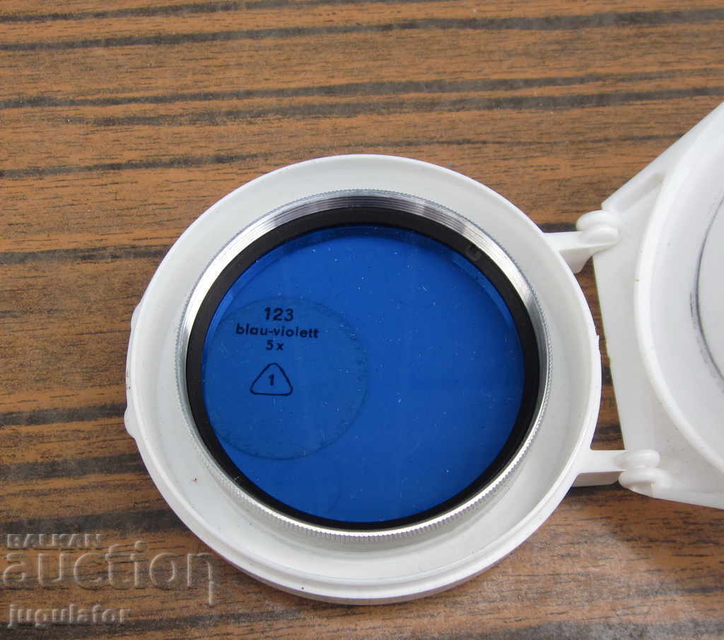 Licitație filtru JENA foto-optik vechi german nefolosit