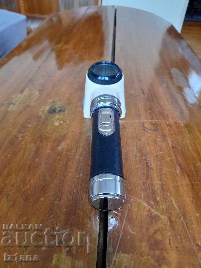 Old flashlight with magnifying glass - 5 Old flashlight with magnifying glass - 5