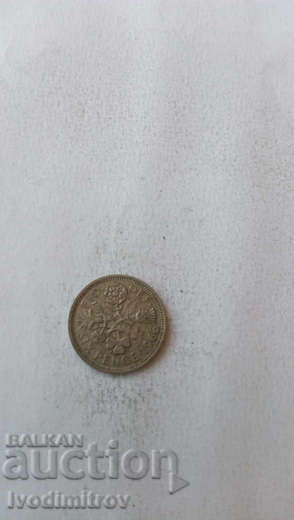 Great Britain 6 pence 1966