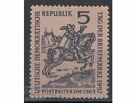 1957. GDR. Postage stamp day.