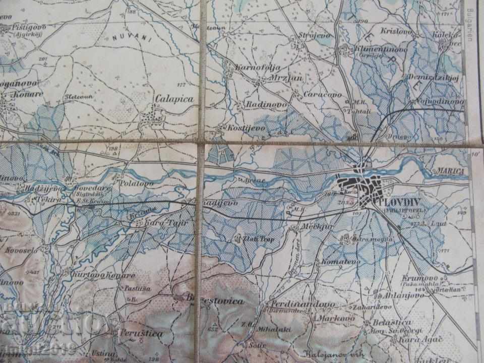 World War I Original Military Map Vienna rare - 6