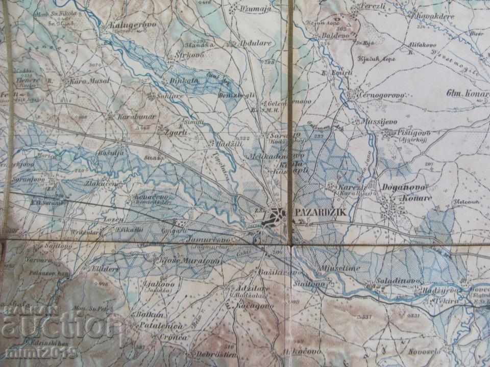 World War I Original Military Map Vienna rare - 7