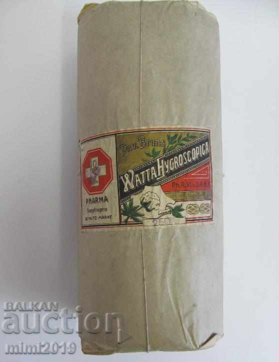 Auction World War II Medical Package with Cotton Germany Auction World War II Medical Package with Cotton Germany