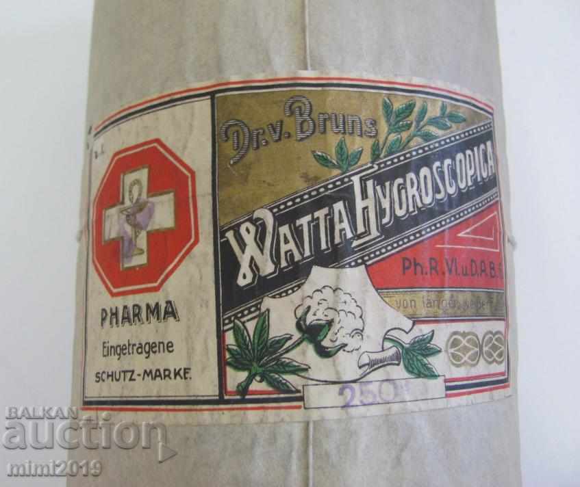 Ιατρικό πακέτο Β 'Παγκοσμίου Πολέμου με βαμβάκι Γερμανία