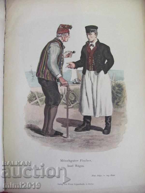 Auction 1887 Album Book KOSTUMKUNDE Germany rare Auction 1887 Album Book KOSTUMKUNDE Germany rare