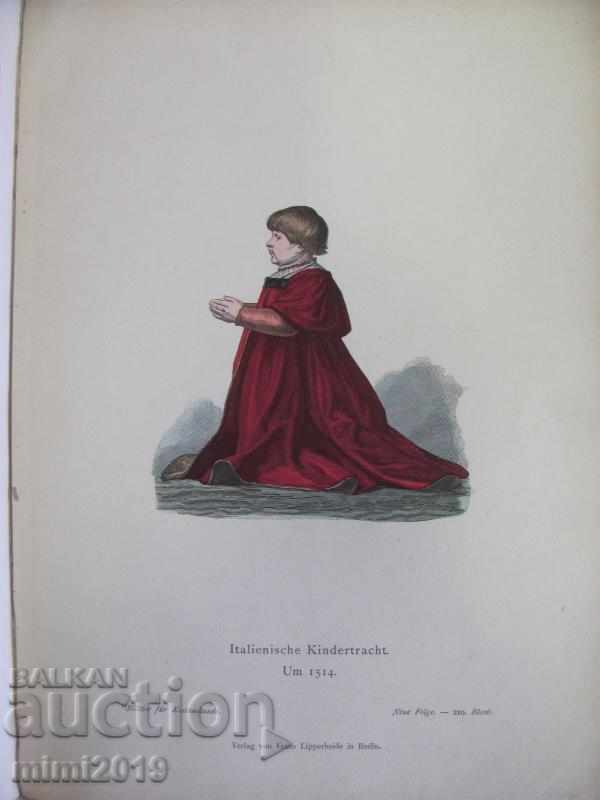 1887 Album Book KOSTUMKUNDE Germany rare - 6 1887 Album Book KOSTUMKUNDE Germany rare - 6