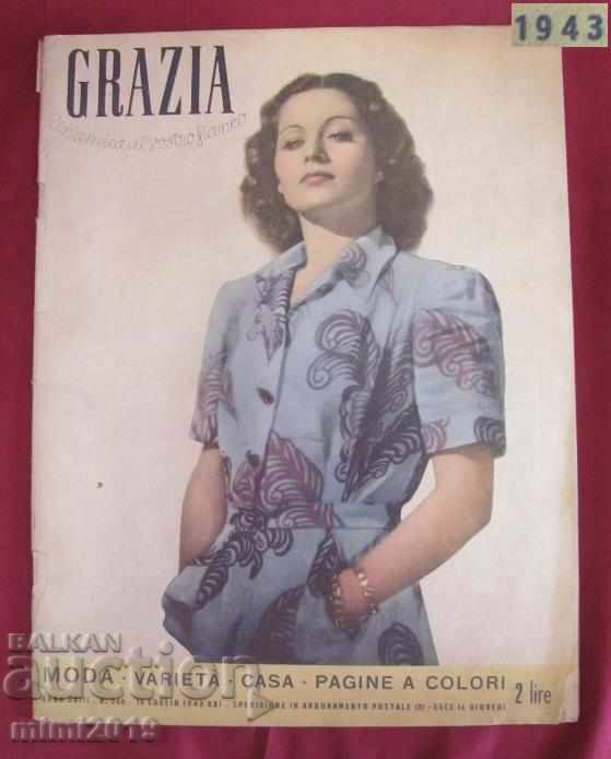 1943 Revista de modă pentru femei GRAZIA