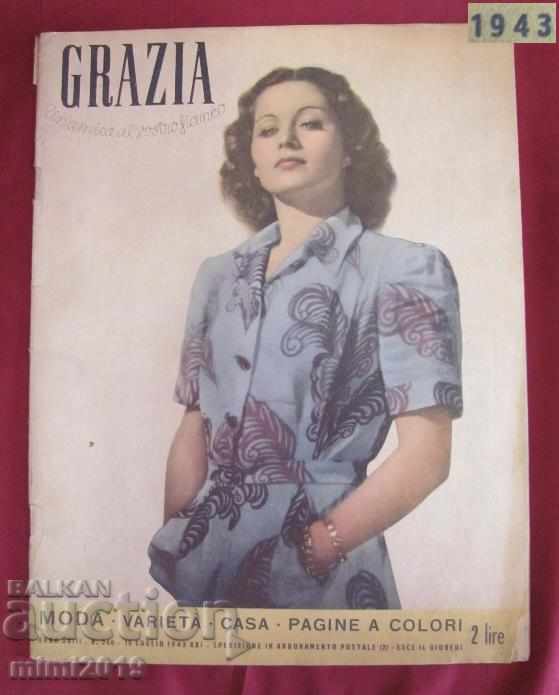 1943. Grazia Magazine for Women's Fashion 1943. Grazia Magazine for Women's Fashion