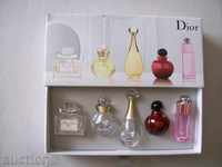 Collection of perfume bottles of DIOR