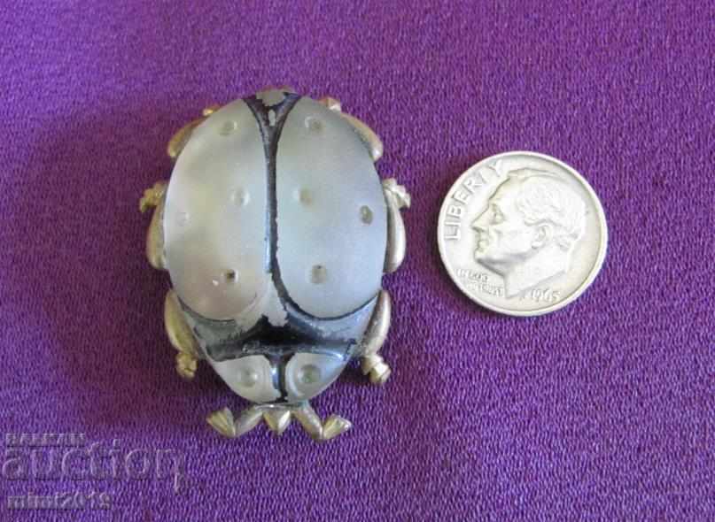 20 Ladies Brooch Scarab with Gilding - 6 20 Ladies Brooch Scarab with Gilding - 6