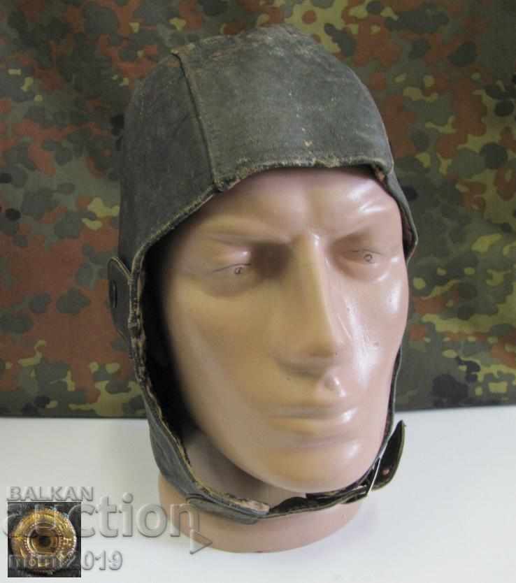 World War II Leather Pilot Helmet, Helmet Germany