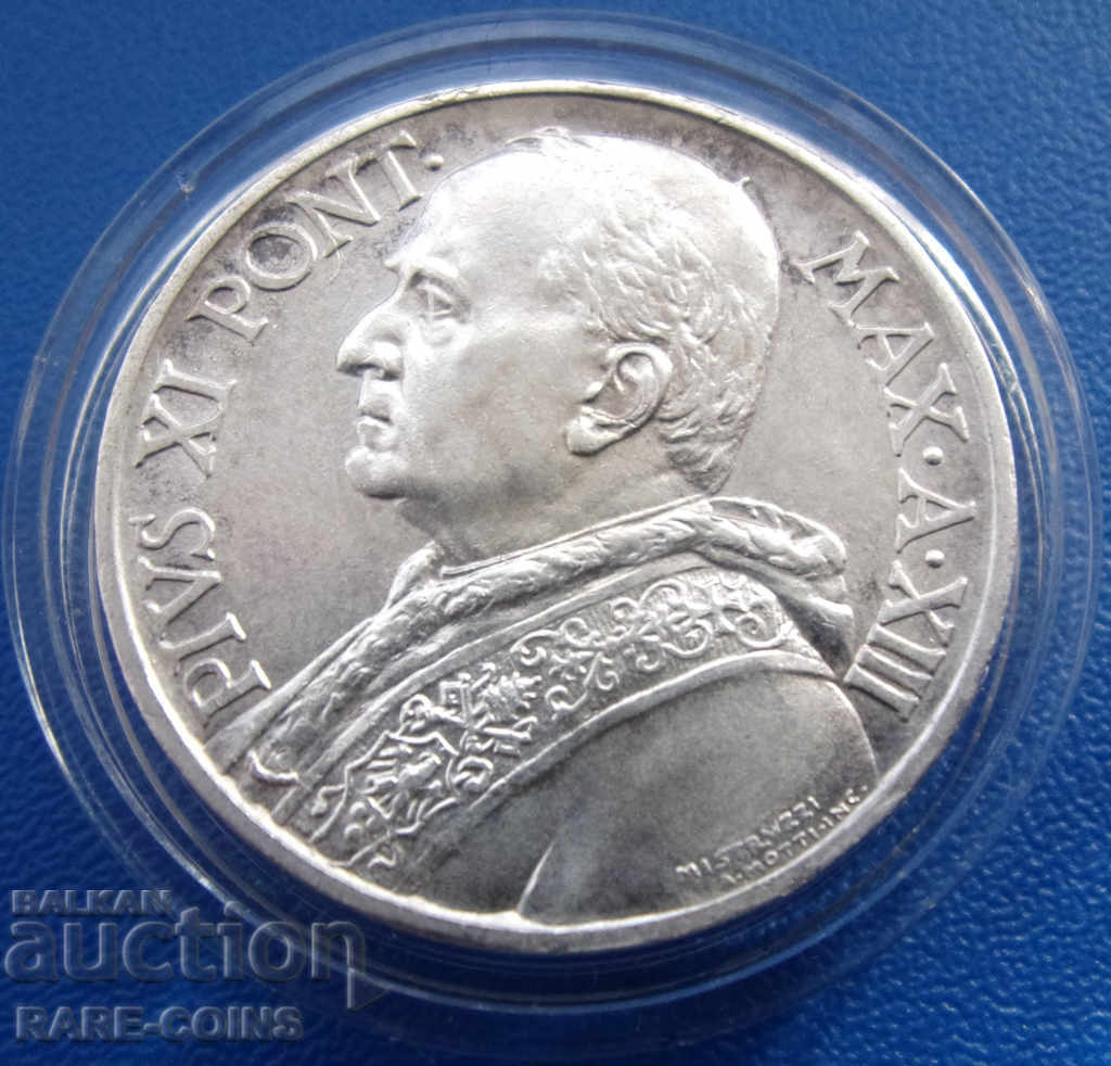 Πόλη του Βατικανού 10 Λίρες 1934 Σπάνιο πρωτότυπο με τιμή € 51.13 | 100.00 BGN