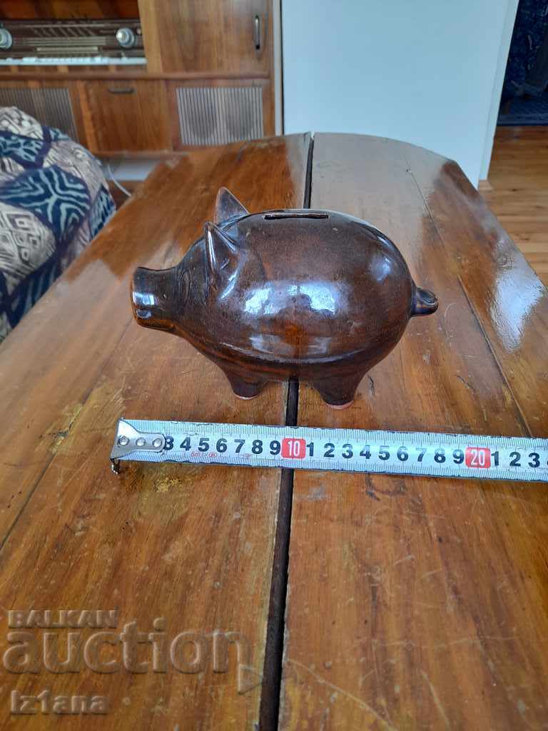 Auction Old Ceramic Piggy Bank Auction Old Ceramic Piggy Bank