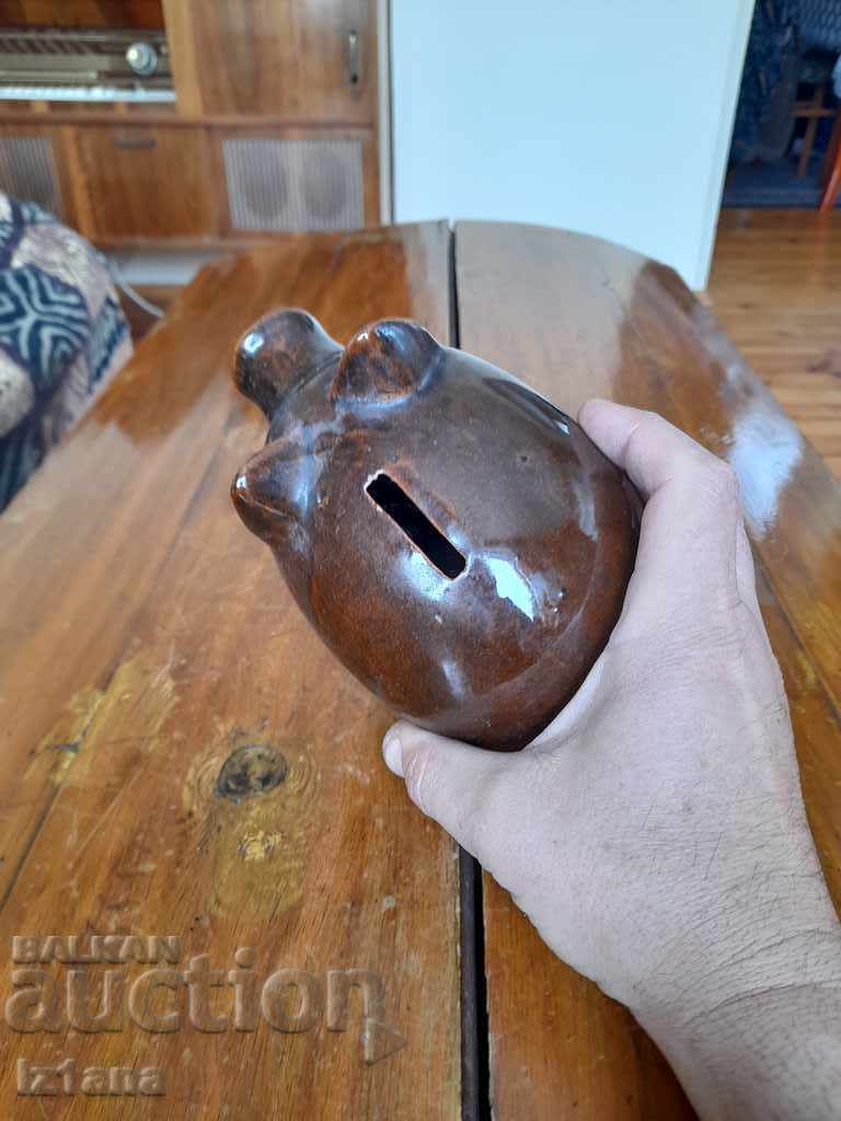 Old Ceramic Piggy Bank - 5 Old Ceramic Piggy Bank - 5