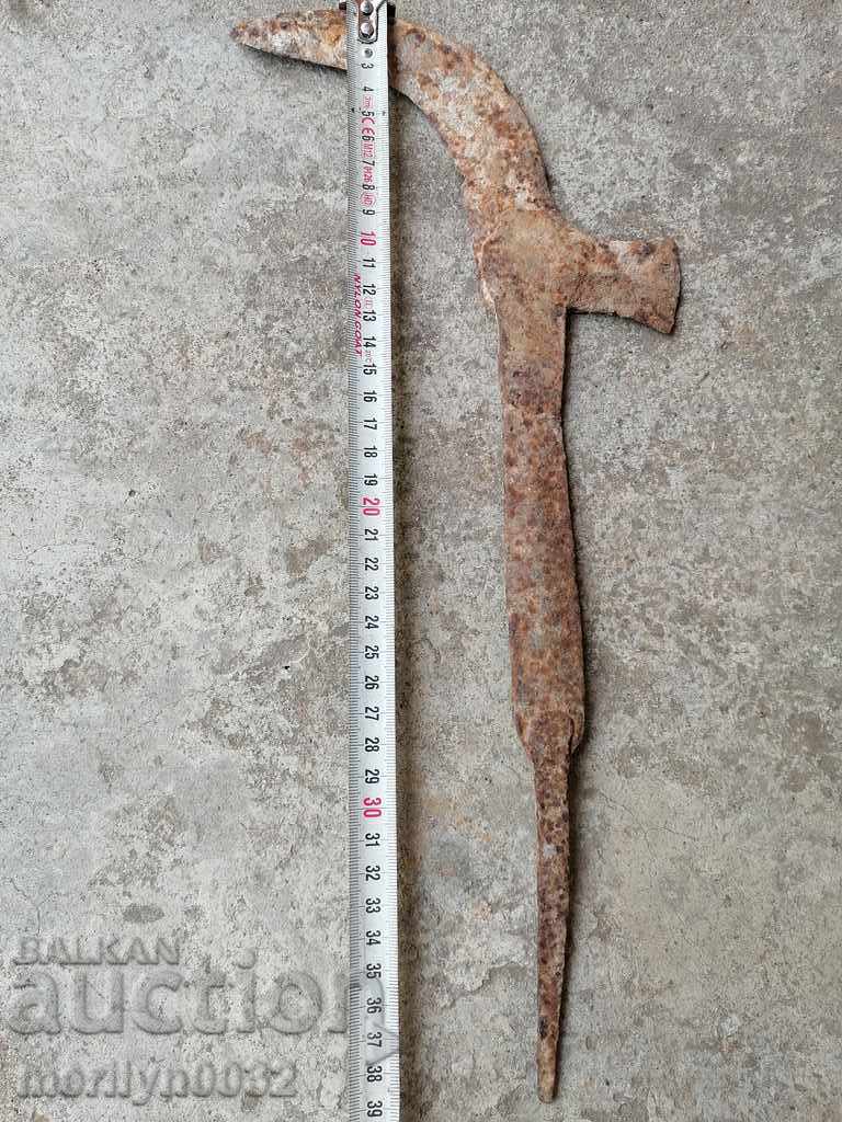 Old tool knife forged wrought iron blade with price 28.00 BGN | € 14.32 Old tool knife forged wrought iron blade with price 28.00 BGN | € 14.32