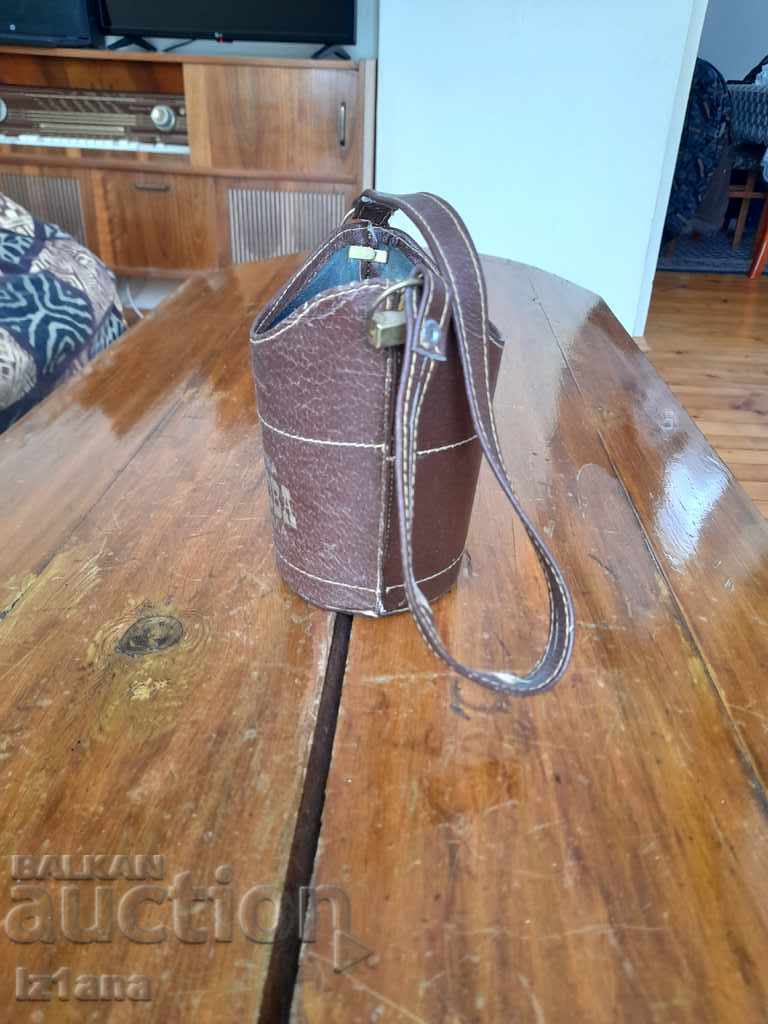 Delivery of Old case for Trojan plum brandy bottle Delivery of Old case for Trojan plum brandy bottle