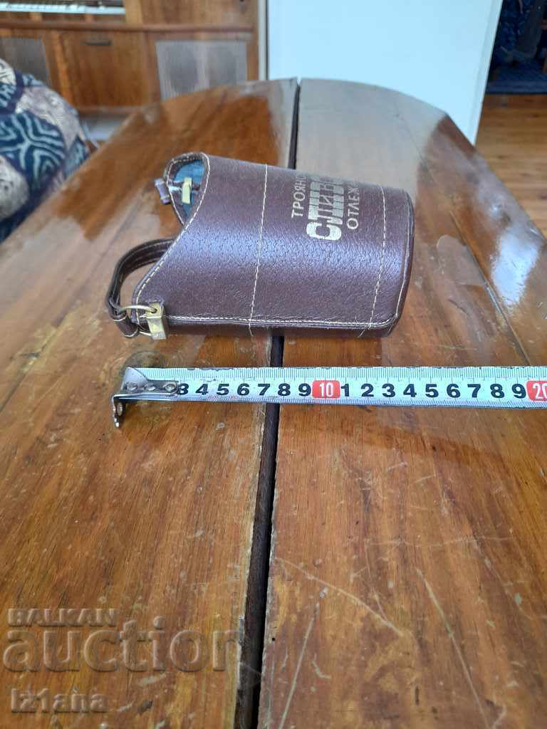 Old case for Trojan plum brandy bottle - 7 Old case for Trojan plum brandy bottle - 7