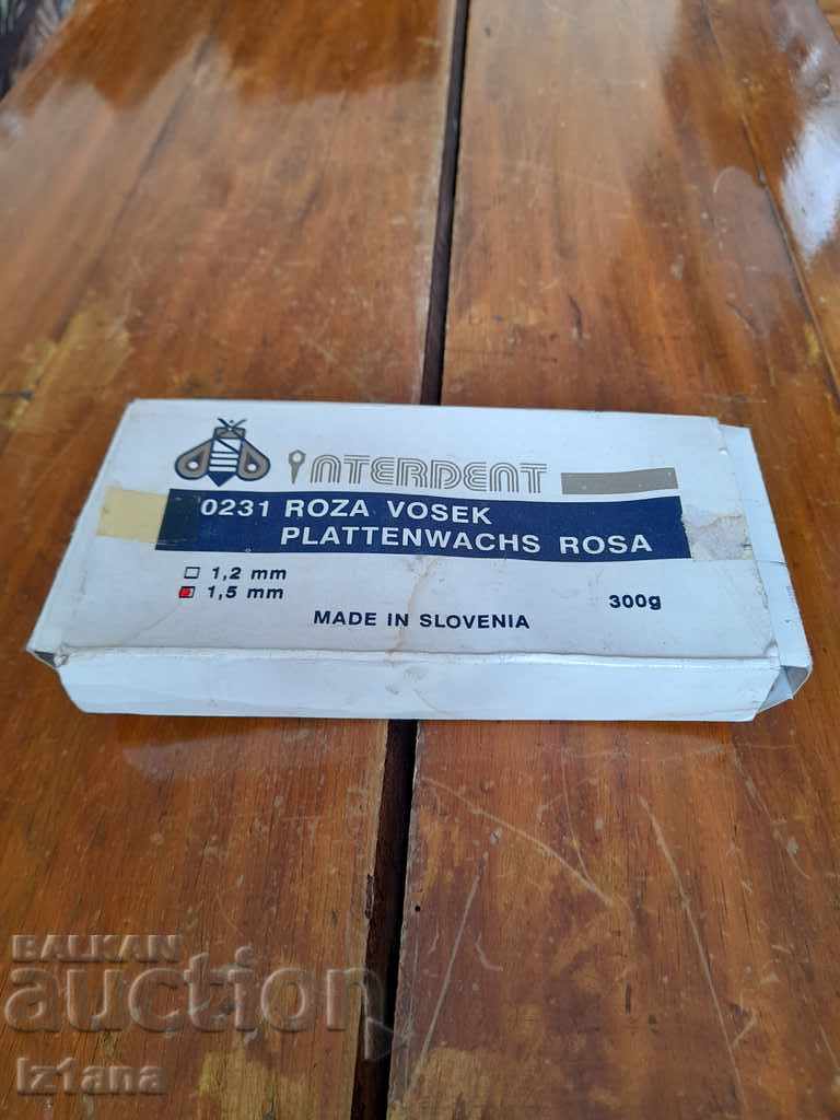 Old pink wax Interdent Old pink wax Interdent