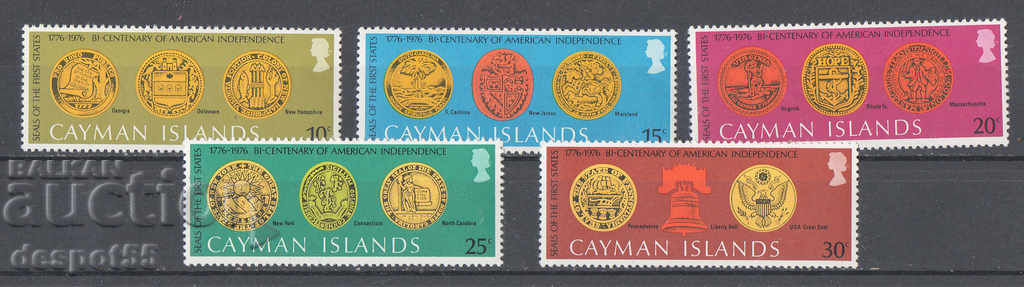 1976. Τα Νησιά Κέιμαν. 200 χρόνια ανεξαρτησίας των ΗΠΑ.