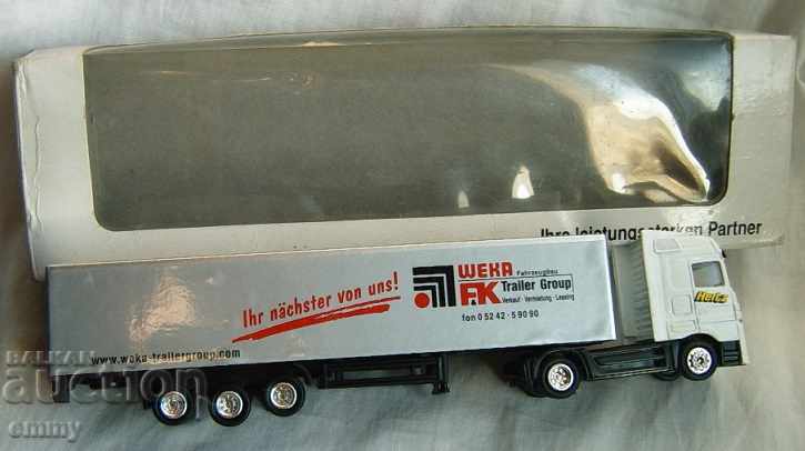 Mercedes with toy stroller trailer, metal and plastic with price 12.00 BGN | € 6.14