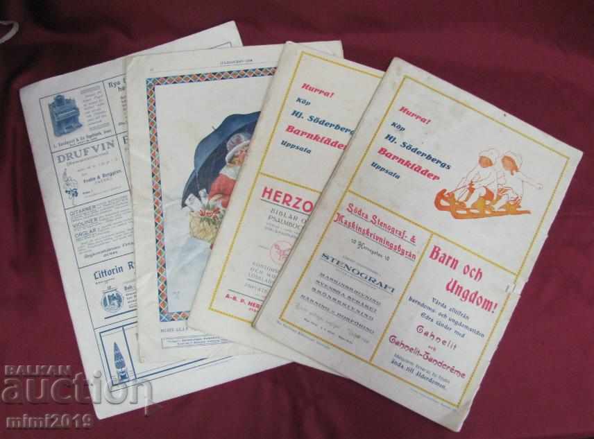 Παράδοση 1910-1919 4 τεμ. Περιοδικά της Στοκχόλμης Παράδοση 1910-1919 4 τεμ. Περιοδικά της Στοκχόλμης