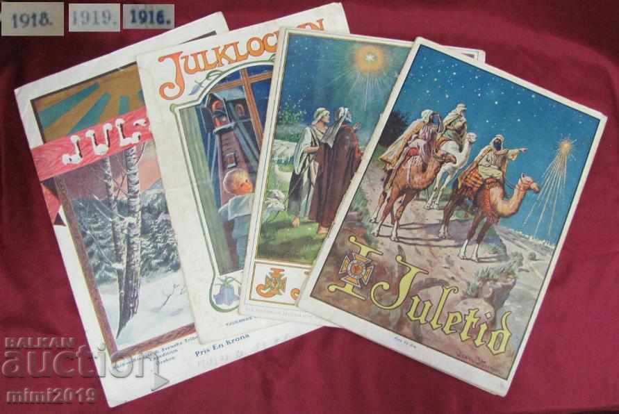 1910-1919 4pcs. Stockhol Magazines