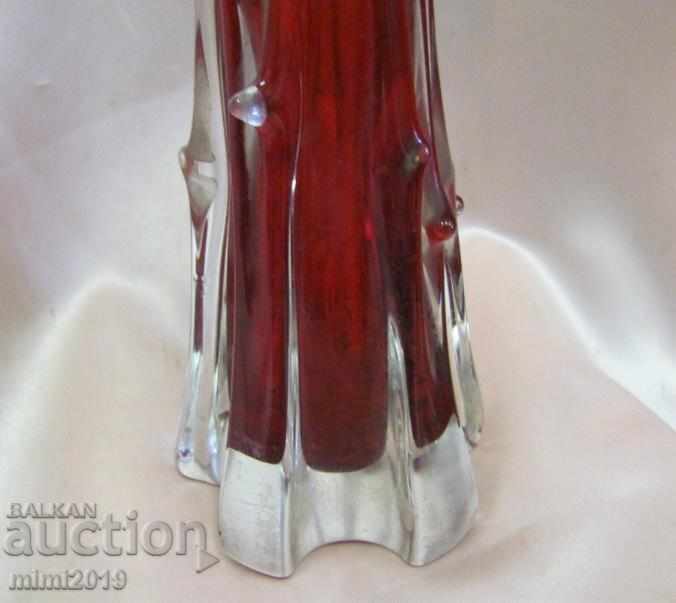 Old Crystal Glass Solid Vase with price 75.00 BGN | € 38.35 Old Crystal Glass Solid Vase with price 75.00 BGN | € 38.35