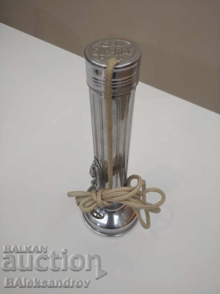 Auction  Old sheet metal floodlight