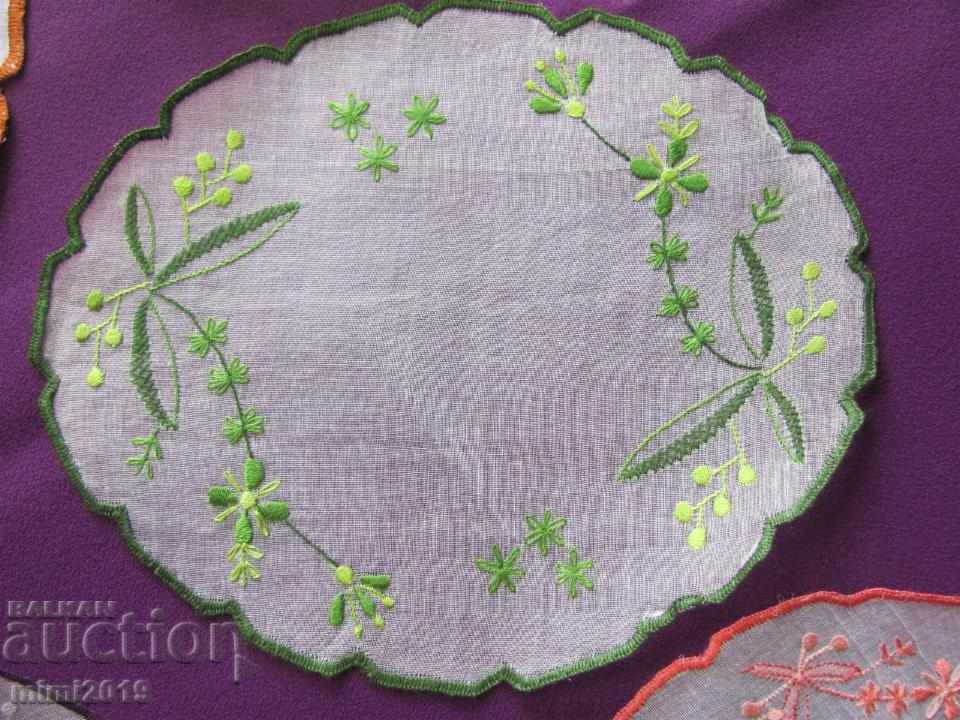 19th century Hand-sewn Waters and Coasters 15 pcs. - 7 19th century Hand-sewn Waters and Coasters 15 pcs. - 7