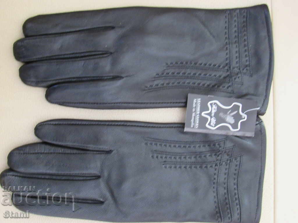 Black women's leather gloves with genuine leather lining, with price 37.00 BGN | € 18.92 Black women's leather gloves with genuine leather lining, with price 37.00 BGN | € 18.92