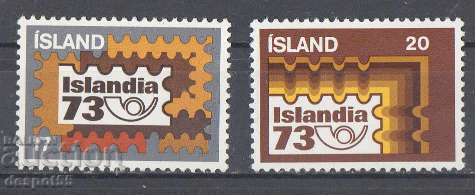 1973. Ισλανδία. Φιλοτελική έκθεση "ISLANDIA 73".