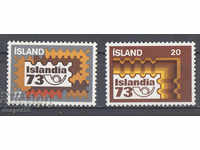 1973. Islanda. Expoziție filatelică „ISLANDIA 73”.