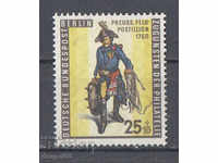 1955. Berlin. Ziua timbrului poștal. Poştaş.