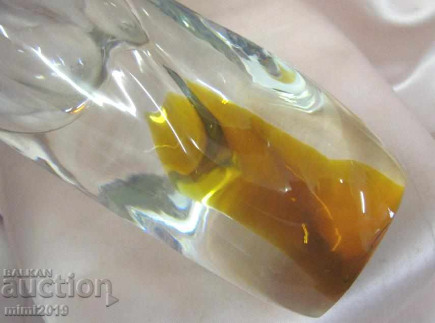 Screw Crystal Glass Vase Bohemia - 5 Screw Crystal Glass Vase Bohemia - 5