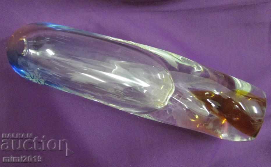 Screw Crystal Glass Vase Bohemia - 6 Screw Crystal Glass Vase Bohemia - 6