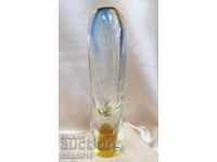 Șurub Vază de sticlă de cristal Boemia