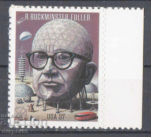 2004. SUA. Richard Buckminster Fuller, investitor și arhitect.