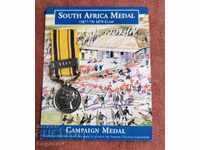 Medalie miniatură pentru războiul zulu din Africa de Sud 1879