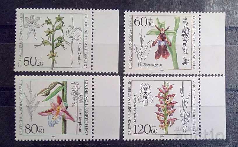 Germany / Berlin 1984 Flora / Flowers / Orchids MNH