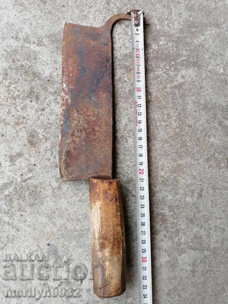 Old forged saber, ax, pole, blade, wrought iron - 5 Old forged saber, ax, pole, blade, wrought iron - 5