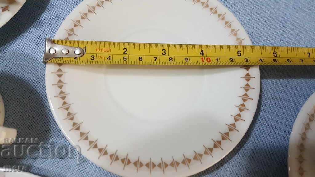 Set of porcelain dishes for coffee and dessert - Bavaria - 6 Set of porcelain dishes for coffee and dessert - Bavaria - 6