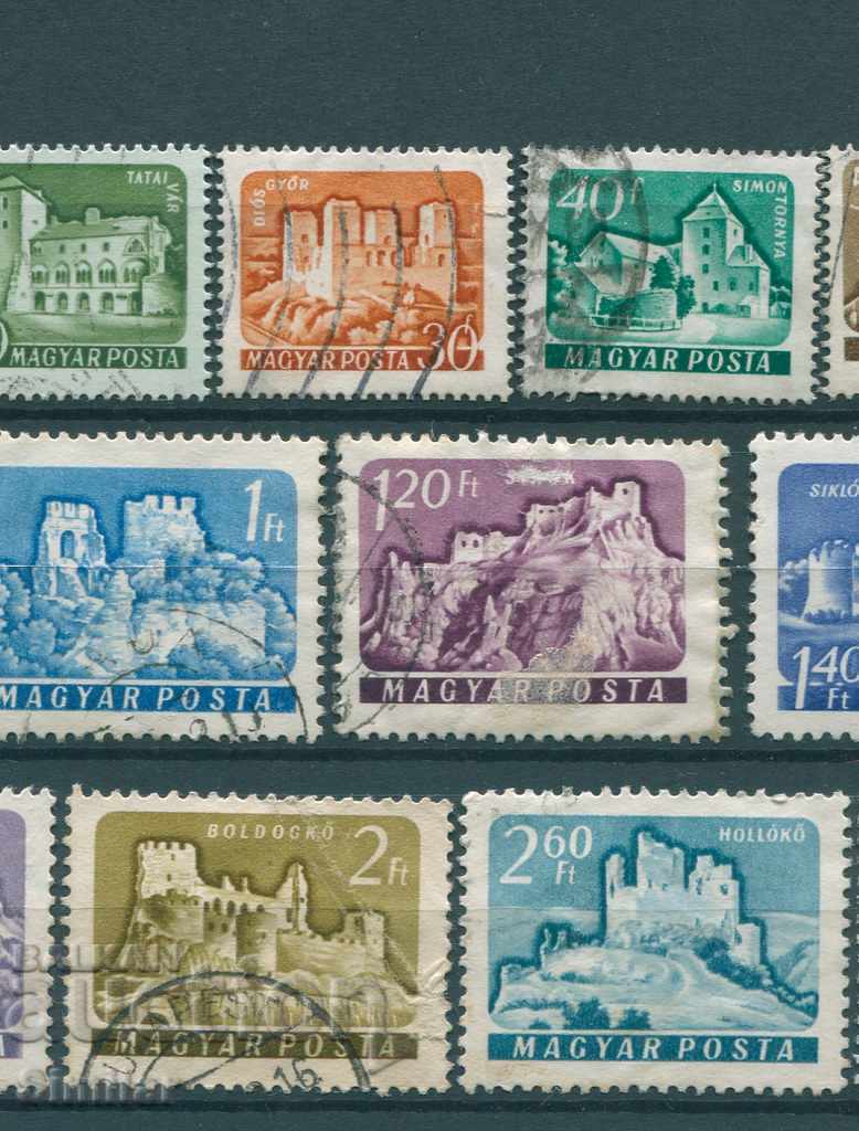 Auction  Hungary USED / CTO 1960-64 - Fortress, architecture