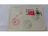 First day postal envelope DDR Ersttagbrief Berlin 1961