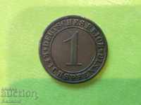 1 pfennig 1929 "A '" Γερμανία