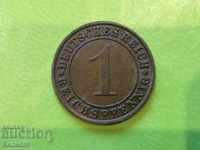 1 pfennig 1930 "A '" Γερμανία