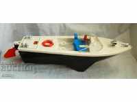 Model de barcă cu motor motor de jucărie cu baterii URSS