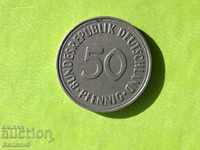 50 pfennigs 1950 "J" Γερμανία