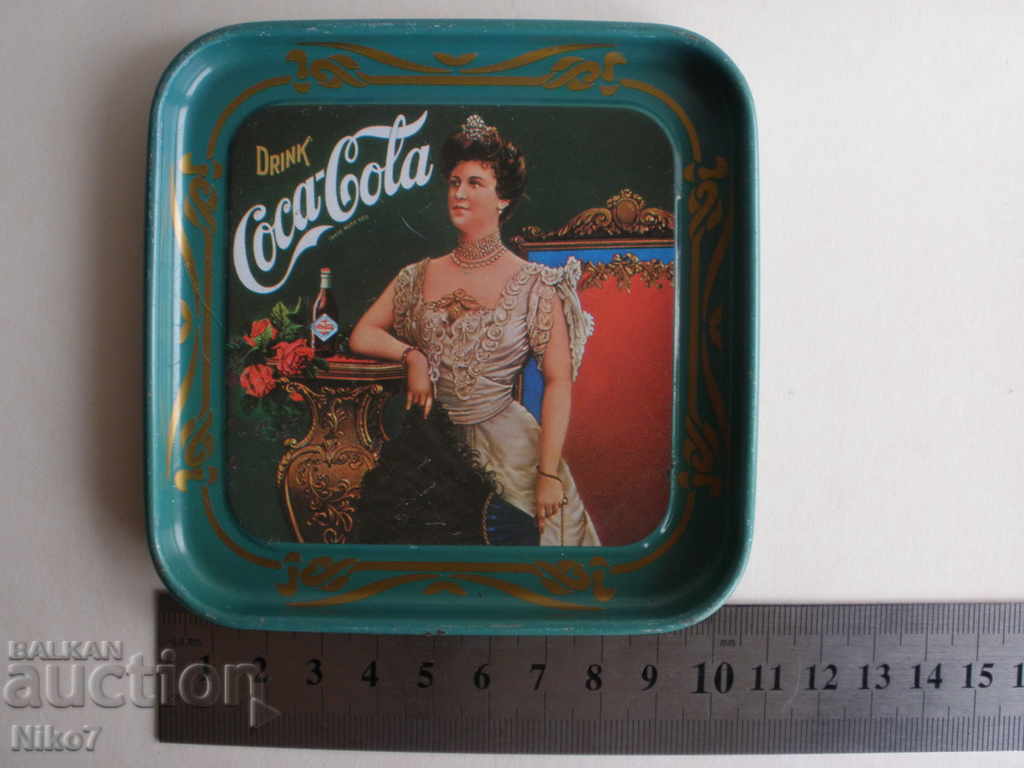 Δημοπρασία Μεταλλικό σουβέρ Vintage "Coca Cola". Δημοπρασία Μεταλλικό σουβέρ Vintage "Coca Cola".