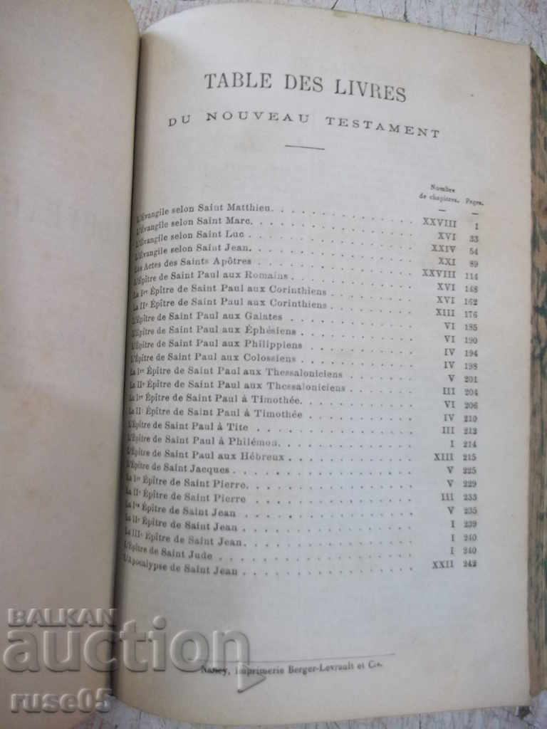 The book "LA SAINTE BIBLE" - 1060 pages. - 5 The book "LA SAINTE BIBLE" - 1060 pages. - 5